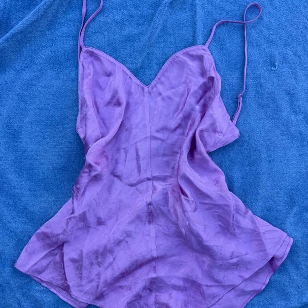 Victorias secret lavender purple satin